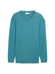 TOM TAILOR PLUS Strickpullover Türkis/Grün/Hellblau
