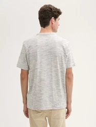 TOM TAILOR T-Shirt Grau/Hellgrau