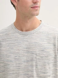TOM TAILOR T-Shirt Grau/Hellgrau