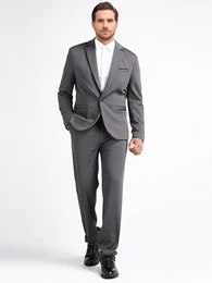 Anzug (2 tlg, Sakko & Hose) Herrenanzug Slim Fit Hochzeitanzug fr Mnner