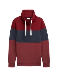 Sweatshirt Sweatshirt mit Colour Blocking