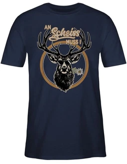 Shirtracer T-Shirt An Schei muss i Hirschgeweih Mode fr Oktoberfest Herren Blau/Dunkelblau/Türkis Shirtracer T-Shirt An Schei muss i Hirschgeweih Mode fr Oktoberfest Herren Blau/Dunkelblau/Türkis