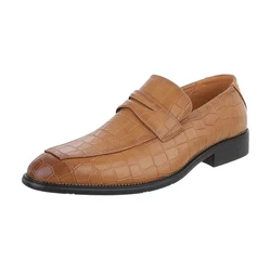 Coolwalk Herren Businessschuhe Elegant Slipper (872846) Camel (87284587)