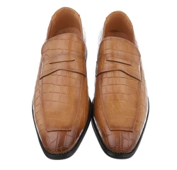 Coolwalk Herren Businessschuhe Elegant Slipper (872846) Camel (87284587)