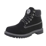 Coolwalk Herren Schnürschuhe Freizeit Stiefelette Blockabsatz Boots (872847) Schwarz (87284760)