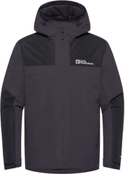 Jack Wolfskin Funktionsjacke JASPER Dunkelgrau/Hellgrau/Grau/Dunkelblau
