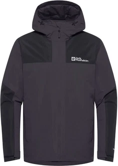 Jack Wolfskin Funktionsjacke JASPER Dunkelgrau/Hellgrau/Grau/Dunkelblau