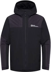 Jack Wolfskin Funktionsjacke JASPER Schwarz/Dunkelblau/Dunkelgrau