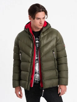 OMBRE Winterjacke Dunkelgrün/Grün OMBRE Winterjacke Dunkelgrün/Grün