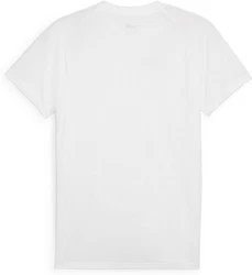 PUMA Kurzarmshirt EVOSTRIPE Tee weiß