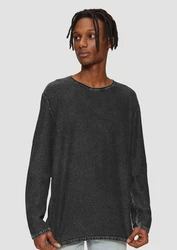 QS Strickpullover Dunkelgrau/Grau/Schwarz