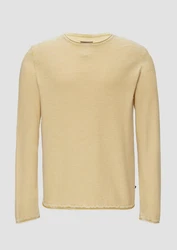 QS Strickpullover Gelb/Beige/Khaki/Braun