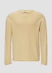 QS Strickpullover Gelb/Beige/Khaki/Braun