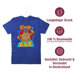 Shirtracer T-Shirt Party Br Party & Alkohol Herren Braun