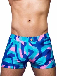 Badehose Print Swim Trunks V60 Kai Blue L