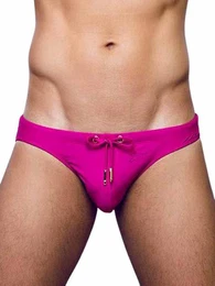 Badehose Core V20 Swim Briefs Swimwear Fuchsia Red M