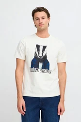 Blend T-Shirt Style BHTee Weiß/Grau