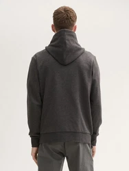 TOM TAILOR Sweatshirt Sweatjacke Dunkelgrau/Hellgrau/Grau/Schwarz