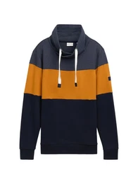 Sweatshirt Sweatshirt mit Colour Blocking