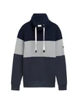 TOM TAILOR Sweatshirt mit Colour Blocking Dunkelblau/Grau/Blau/Bordeaux/Mischfarben/Dunkelrot/Lila