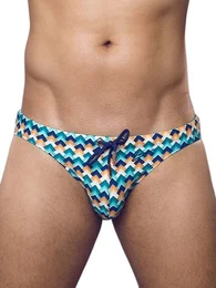 Badehose V20 Print Swim Brief Swimwear Chevy Blue S
