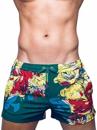Badehose Print Swimshorts Fleur XL