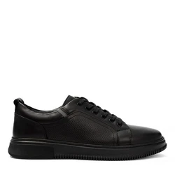 Celal Gültekin Schnürschuh Elegante Ledersneaker 550-4733