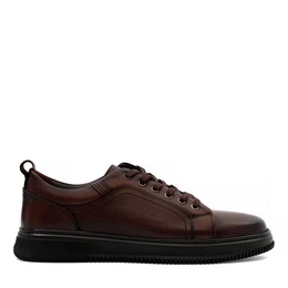 Celal Gltekin 550-4733 Schnrschuh Elegante Ledersneaker mit leichter Polyurethan-Sohle.
