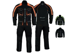 German Wear Motorradkombi BLD325K Orange/Beige/Gelb