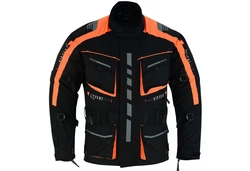 German Wear Motorradkombi BLD325K Orange/Beige/Gelb