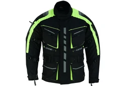 German Wear Motorradkombi BLD325K Gelb/Grün/Neonfarben