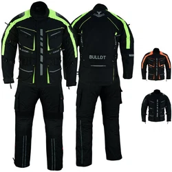 German Wear Motorradkombi BLD325K Gelb/Grün/Neonfarben