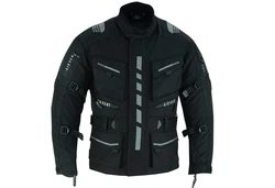 German Wear Motorradkombi BLD325K Grau/Dunkelblau/Dunkelgrün/Grün/Gelb/Beige