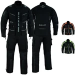 German Wear Motorradkombi BLD325K Grau/Dunkelblau/Dunkelgrün/Grün/Gelb/Beige