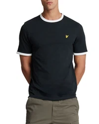 Lyle & Scott T-Shirt 'Ringer' Dunkelblau/Blau/Schwarz