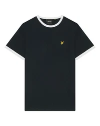 Lyle & Scott T-Shirt 'Ringer' Dunkelblau/Blau/Schwarz