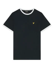 T-Shirt Herren, 100% Baumwolle, Mit Kontrastdetails