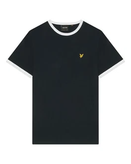 Lyle & Scott T-Shirt 'Ringer' Dunkelblau/Blau/Schwarz