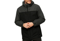 Jack Wolfskin 3-in-1 Funktionsjacke Taubenberg JKT Schwarz/Grau/Dunkelgrün/Dunkelgrau