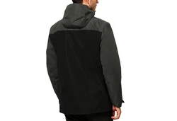 Jack Wolfskin 3-in-1 Funktionsjacke Taubenberg JKT Schwarz/Grau/Dunkelgrün/Dunkelgrau