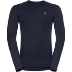 Odlo Longsleeve Active Warm Eco Baselayer Top Crew Neck Dunkelblau/Hellblau/Lila