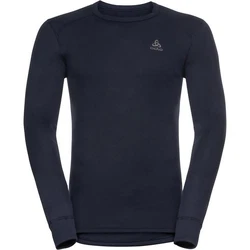 Odlo Longsleeve Active Warm Eco Baselayer Top Crew Neck Dunkelblau/Hellblau/Lila