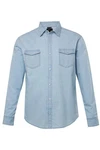 JP1880 Businesshemd Kentkragen Modern Fit Hellblau/Blau