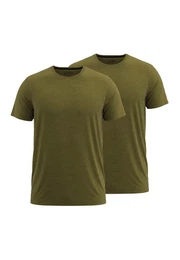 T-Shirt einfarbig im Doppelpack