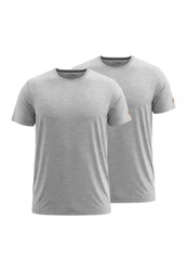 FORSBERG T-Shirt im Doppelpack einfarbig