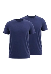 FORSBERG T-Shirt im Doppelpack Dunkelblau/Blau