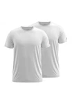 FORSBERG T-Shirt im Doppelpack Grau/Weiß/Dunkelblau/Silber
