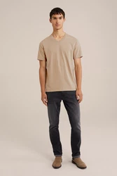 WE Fashion T-Shirt Khaki/Braun/Beige/Grau