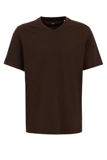 WE Fashion T-Shirt Dunkelbraun/Braun/Khaki/Dunkelgrün