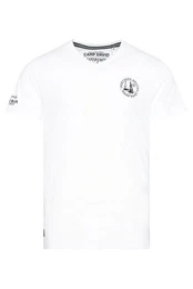 V-Shirt mit maritimen Prints